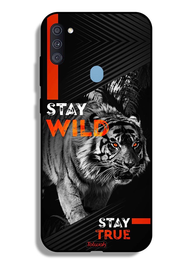 Tolwak Samsung Galaxy A11 Protective Case Cover Stay Wild Stay True  - Image 1