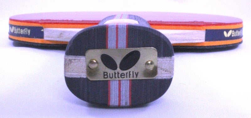 BUTTERFLY مضرب تنس الطاولة باترفلاي B302FL مع قبضة هزازة | سلسلة الصين | مجموعة مضرب وحقيبة مع مطاط ناعم على الجانبين | موصى به للاعبين في مستوى البداية - Image 5