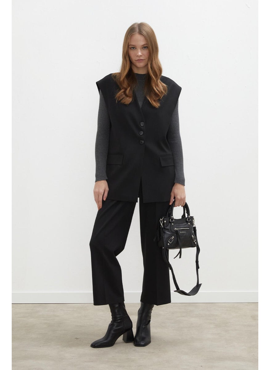 Manuka - Premium Suit Vest Black - Image 1