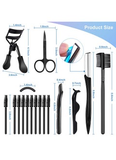 MAGEFY Lashes 30 Pairs 6 Styles Faux Mink Eyelashes, Fake Eyelashes Natural Look To Dramatic Volume False Lashes, 3D Lashes Pack With Eyebrow Grooming Kit  - Image 5