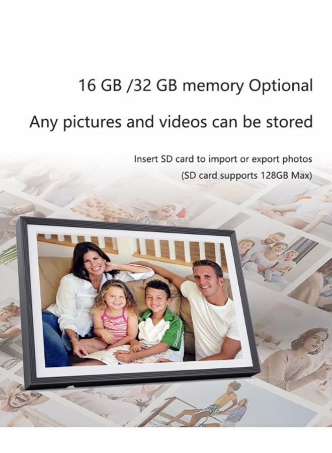 شو وو إطار صور رقمي ذكي واي فاي مقاس 10 بوصات وذاكرة 32 جيجابايت وشاشة لمس IPS LCD بدقة 1280 × 800، مع تدوير تلقائي للصورة والأفق، وذاكرة مدمجة 32 جيجابايت، ومشاركة اللحظات على الفور - Image 4