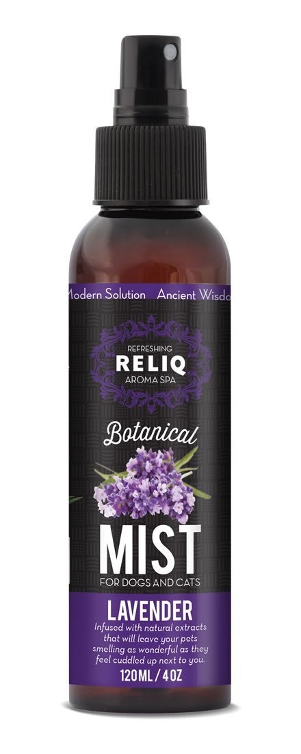 RELIQ Aroma SPA Lavender Botanical Mist cologne for Dogs and Cats. Spray on the coat after bath to give your dog a clean & fresh smell. Infused with natural extracts, calming and comforting dog & cat. - Image 5