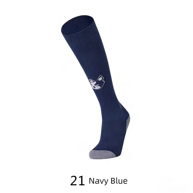 Soccer  Soccer Dog Over Knee Soccer Stockings Towel Bottom Thick Adult Children's Stockings Non-Slip Stockings - Image 1