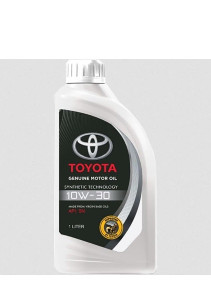 تويوتا زيت محرك تويوتا الأصلي 10W-30 – أداء موثوق وحماية متقدمة للمحرك / كرتون ( 12  عبوة * ١لتر ) - Image 3