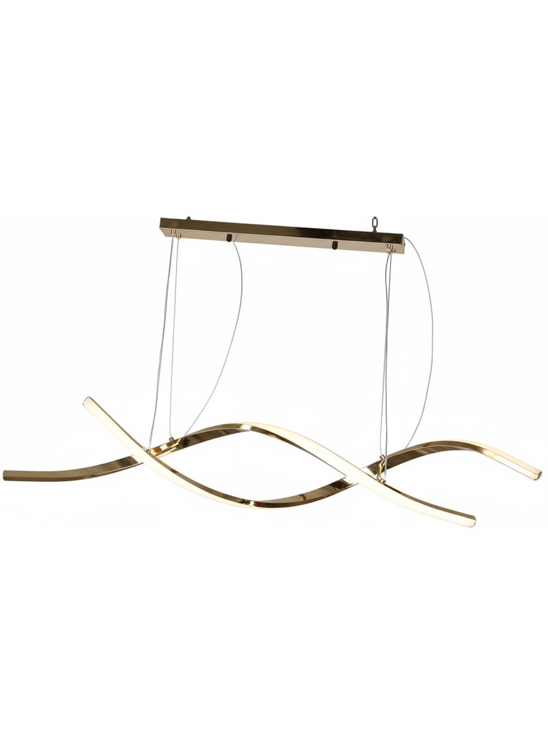 Hummer Modern gold chandelier with 3 light modes, 42 watts - Image 2