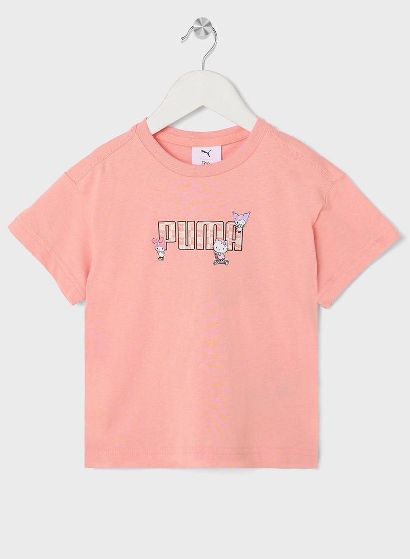 PUMA Kids Hello Kitty & Friends Relaxed Graphic T-Shirt - Image 1