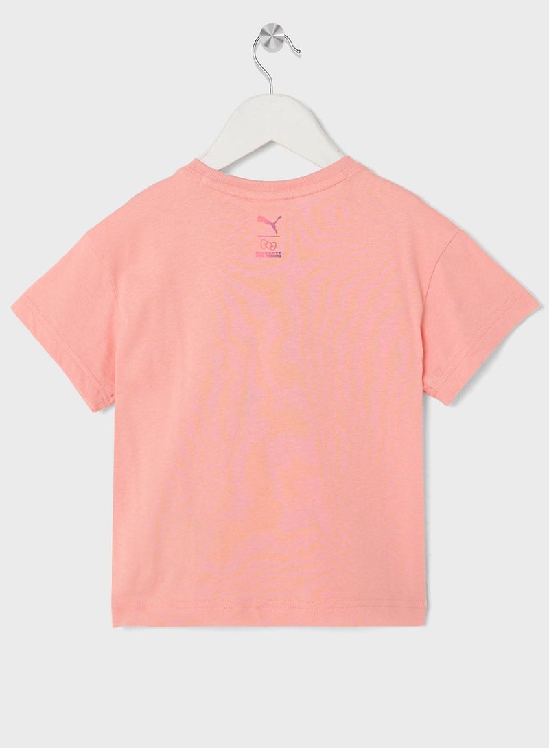 PUMA Kids Hello Kitty & Friends Relaxed Graphic T-Shirt - Image 2
