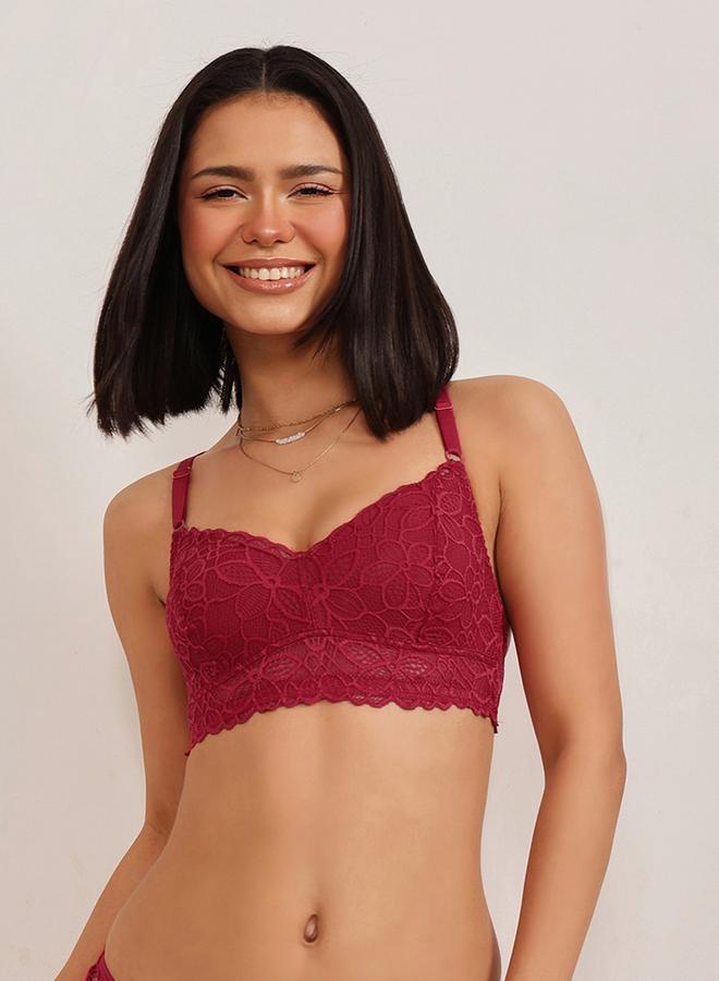 Clovia Set of 2 Non - Padded Non-Wired Full Coverage Bralette - Image 4