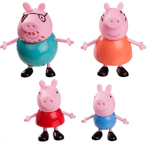 Peppa Pig مجموعة شخصيات عائلة بيبا بيغ 4 شخصيات لعمر 2 سنوات - Image 1