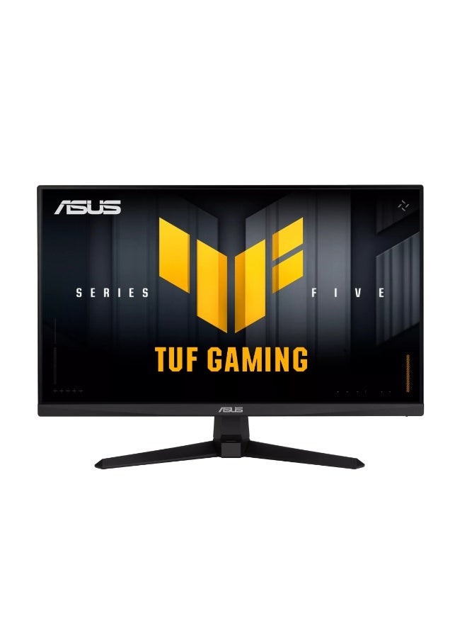 ASUS TUF Gaming VG259QM5A 24.5” Fast IPS Gaming Monitor, FHD (1920x1080), 240Hz, 0.3ms (min. GTG), G-SYNC Compatible, FreeSync Premium, ELMB Sync, 99% sRGB, Gaming AI, DisplayWidget Center, Height Adjustable, DisplayPort, HDMI, Black | 90LM0B90-B01O71 Black - Image 1