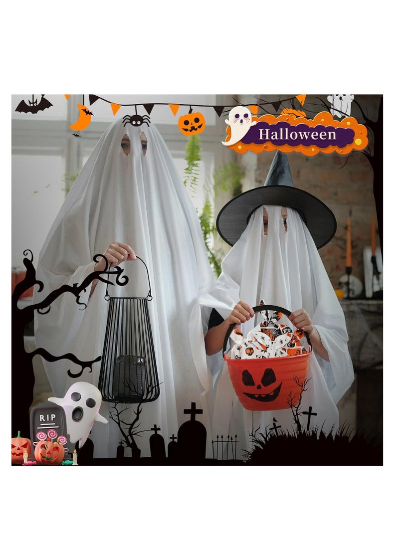 100 PCS Halloween Sweet Bags - 6 Patterns Treat Bags for Party Favor, Candy, Biscuit, Gift, Chocolate - Trick or Treat - Image 5