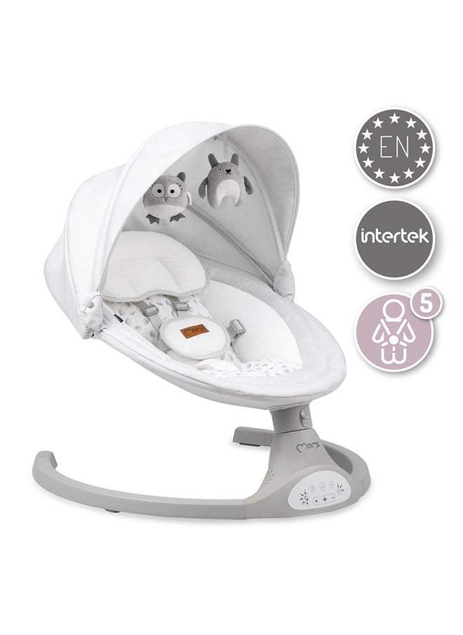 Momi Kenani Electric Baby Bouncer For Infants, Kids Up To 9 Kg With Anti-Slip Pad, Lightweight, Bluetooth Features Connect With Smartphone, Insect Net For 0+ Months  - Image 5