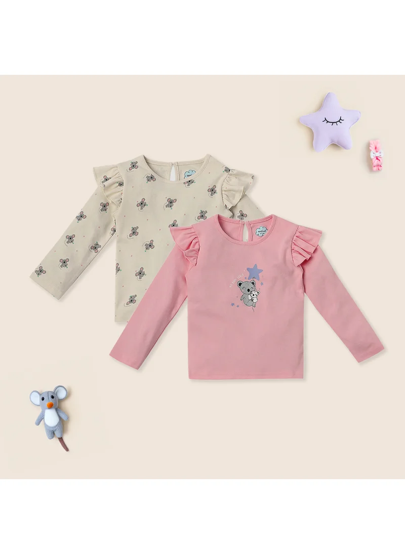 Nautinati Nautinati Infants 100% Cotton Pack of 2 T-shirt