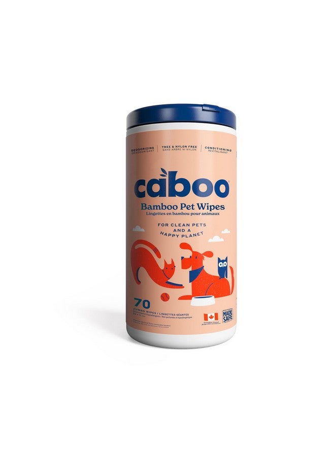كابو بامبو مناديل مبللة للحيوانات الأليفة (8x70.00) - Image 1