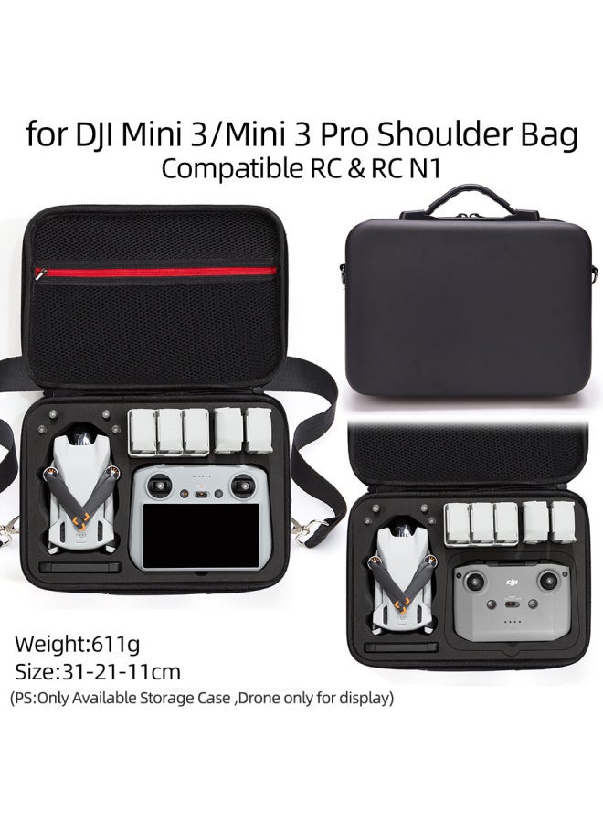 Suitable For DJI DJI Mini3 Cosmetics Bag Mini 3 Pro Long Battery Life Smooth Fly Set Bag Drone Portable Bag 