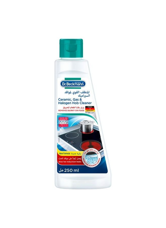 Dr. Beckmann Ceramic Gas & Halogen Hob Cleaner Clear 250ml 