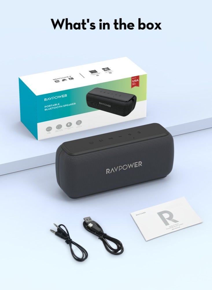 RavPower RP-SK001 60W Bluetooth Speaker IPX5 Black - Image 2