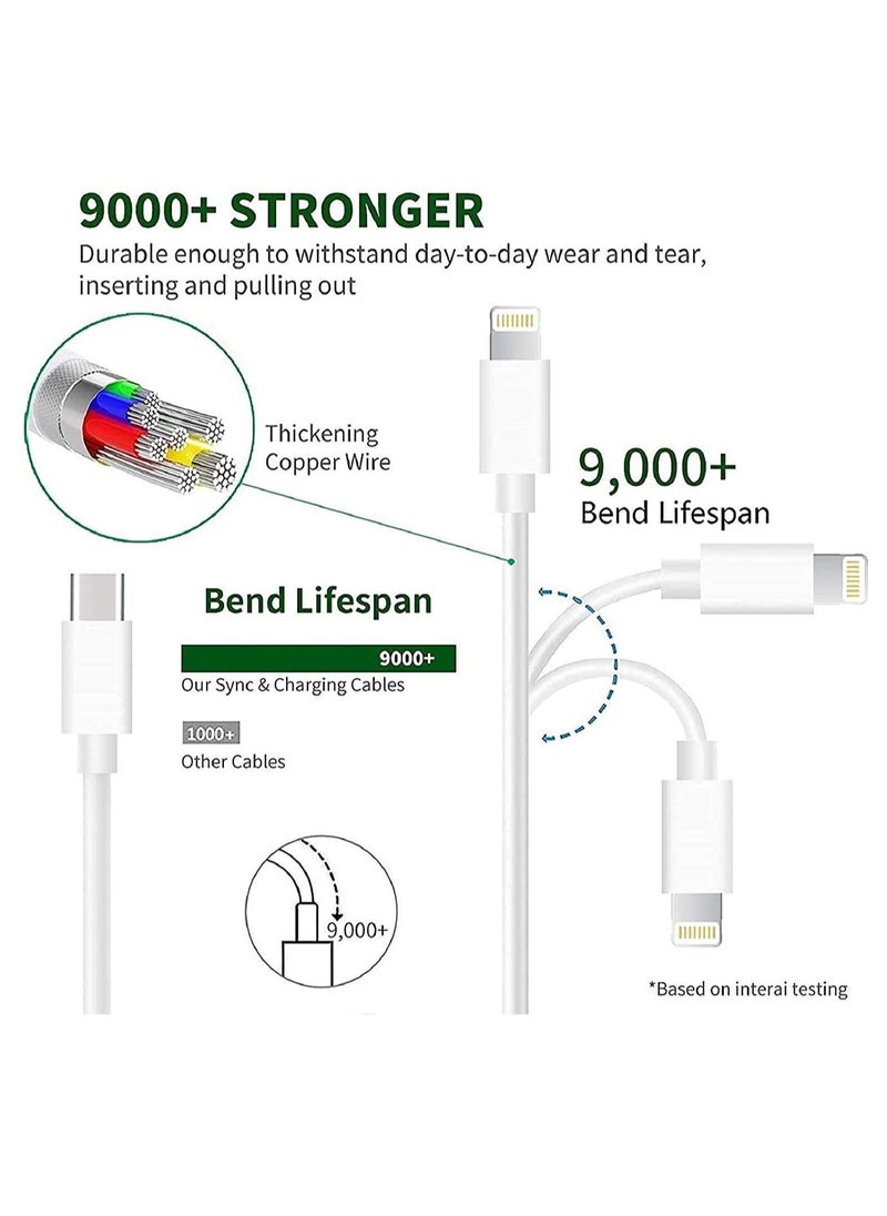Generic - iPhone Fast Charger Cable【Apple MFi Certified】20W PD USB C Wall Charger Type C Power Adapter Lightning Cable Fasting Charging Plug Compatible with iPhone 12/12 Pro/11/XS/Max/XR/X/8 Plus/SE Pad - Image 1