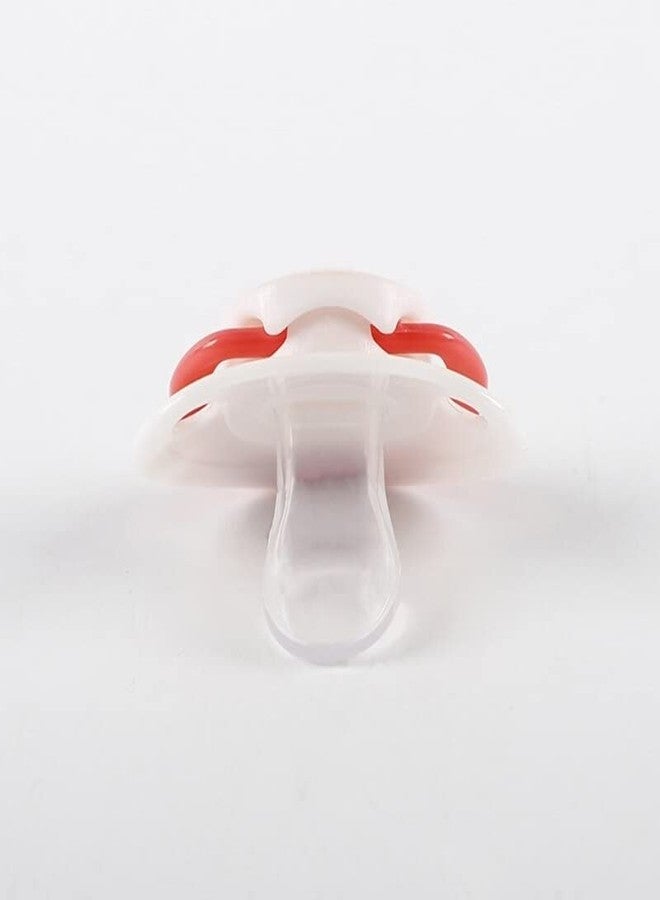 JUSTLIST Baby Silicone Pacifier Newborn Infant Baby Boys Girls Dummy Nipples Flat Round Head Soother-Pack Of 2,Multicolor - Image 3