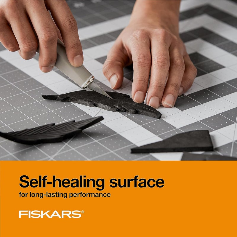 Fiskars Self Healing Cutting Mat - 24" x 36" with Measuring Grid for Sewing, Quilting, and Crafts - Gray - Image 3