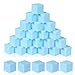 COZYTRAUM 48Pack 5 Inch Foam Cubes Soft Play Pit Fillers for Indoor Games Trampoline Rock Climbing Mats Light Blue - Image 2