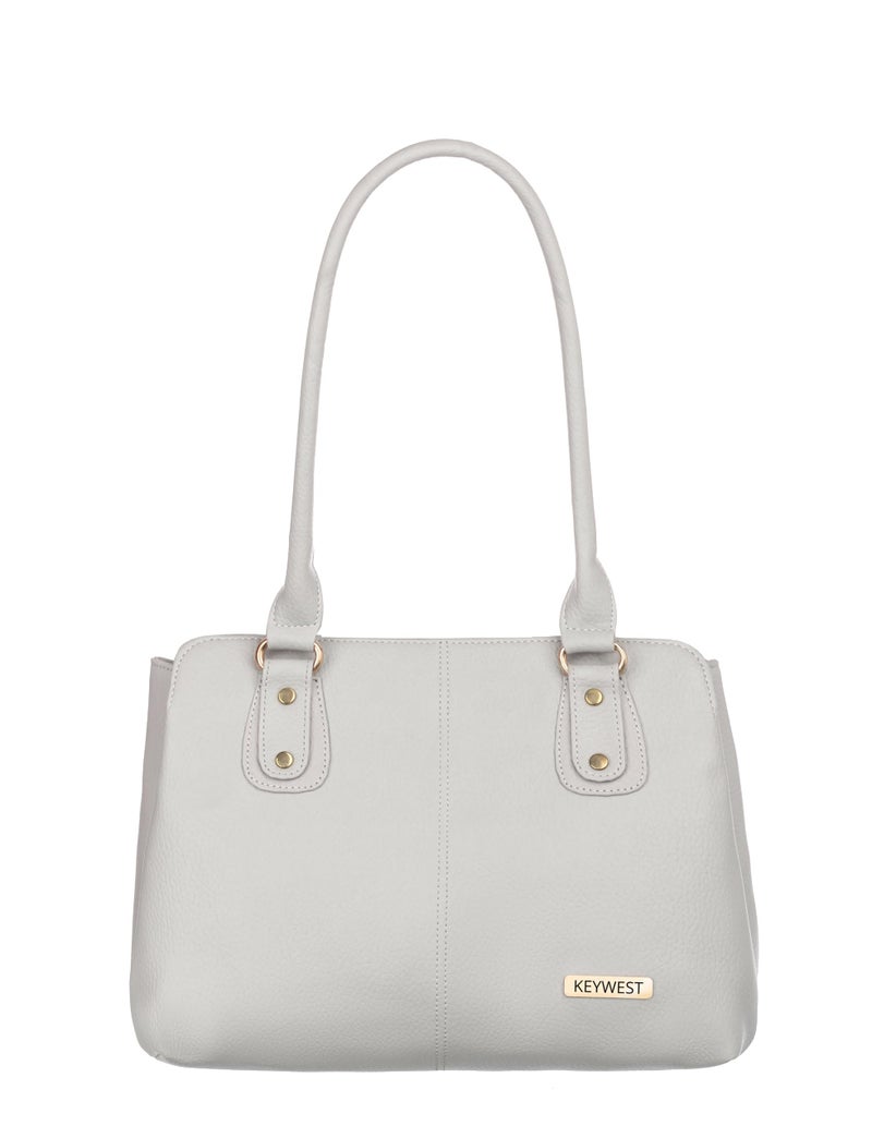 Keywest Women's Penguin Satchel Tote Handbag for Women | Ladies purse | Stylish Shoulder Bag | Gift For Woman | Grey - Image 2