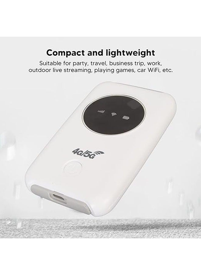 general Portable Mobile WiFi, 4G LTE Portable WiFi SIM Card Slot Unlock 5G WiFi Wireless Lightweight - Image 4