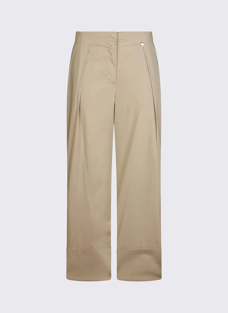 Liu Jo Flared poplin trousers