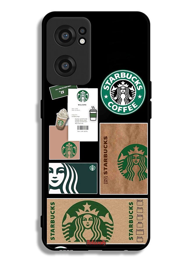 Tolwak OnePlus Nord CE 2 5G Protective Case Cover Starbucks Sticker - Image 2