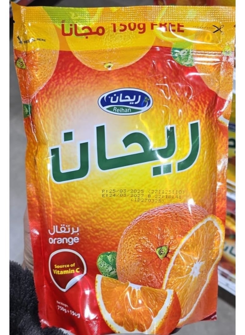 BASIL Instant Drink Powder Orange Pouch 900G - Image 1