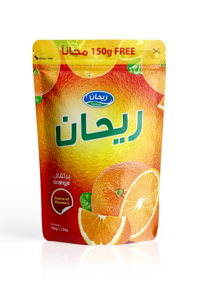 BASIL Instant Drink Powder Orange Pouch 900G - Image 2