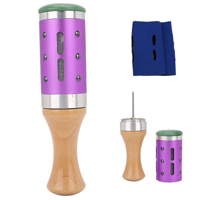 Roller Massager Multi Functional Handheld Face Eye Moxibustion Massager Purple - Image 4