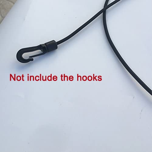 Huouo 1/8" x 50' Bungee Shock Cord - Elastic Nylon Cords Kayak Stretch String Rope & Tie Down Trailer Strap, Marine Grade - Image 4