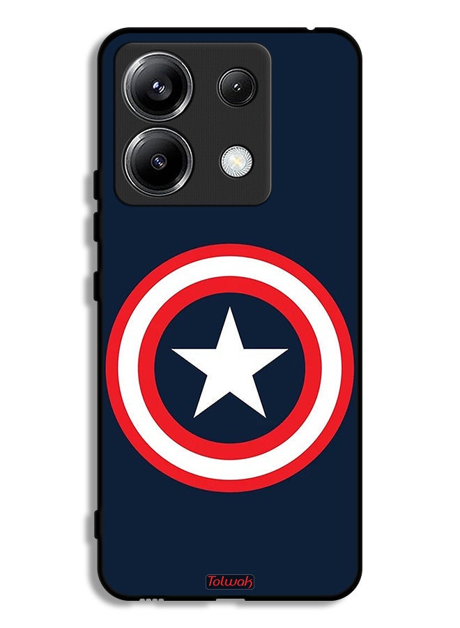 Tolwak Xiaomi Redmi Note 13 Pro 5G Protective Case Cover Captain America - Image 1