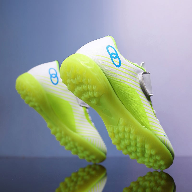 New Korean Style Leather Middle And Large Children'S Light Football Shoes Boys Soft Sneaker Training Shoes Children'S Football Shoes - Image 4