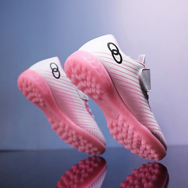 New Korean Style Leather Middle And Large Children'S Light Football Shoes Boys Soft Sneaker Training Shoes Children'S Football Shoes - Image 5