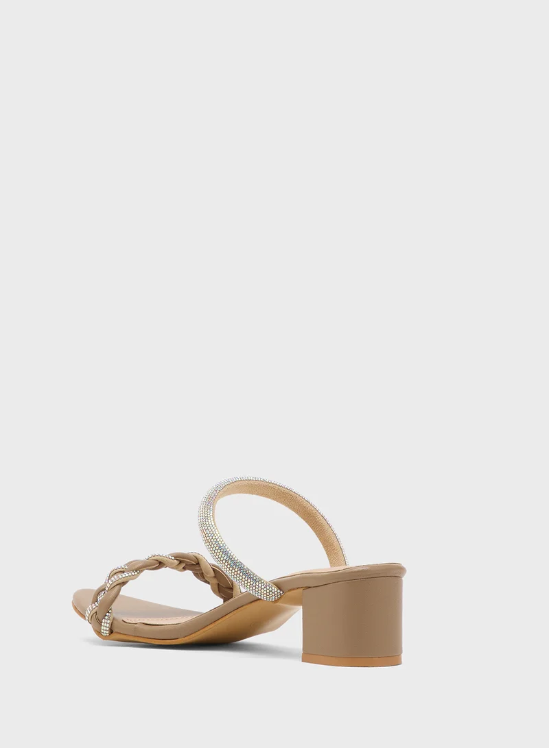بيتك ستيبس Diamante Heeled Sandal