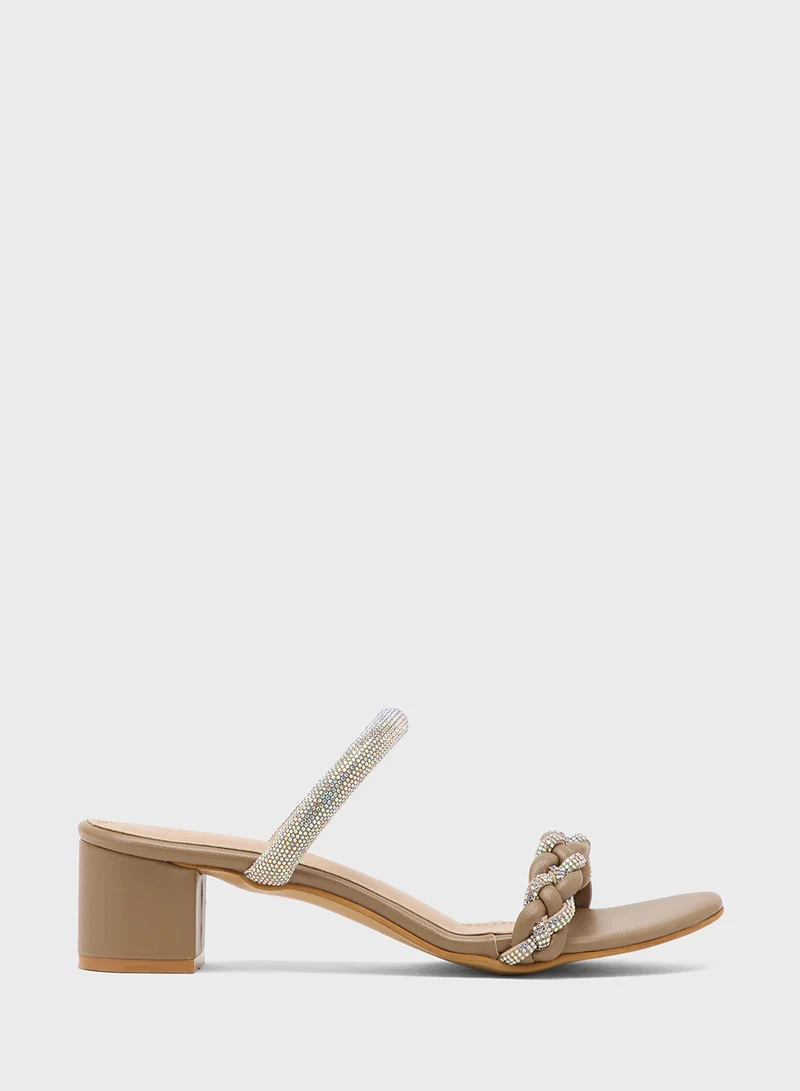 بيتك ستيبس Diamante Heeled Sandal