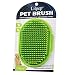 Lilpep Dog Grooming Brush, Lilpep Pet Shampoo Bath Brush Soothing Massage Rubber Comb with Adjustable Ring Handle for Long Short Haired Dogs and Cats (Green, pack of 1) - Image 2