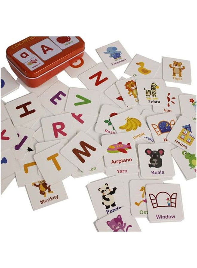56-Piece Cognition Alphabet Flash Card Puzzle - Image 3