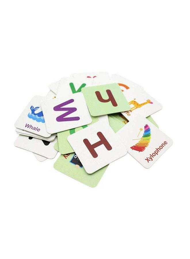 56-Piece Cognition Alphabet Flash Card Puzzle - Image 2