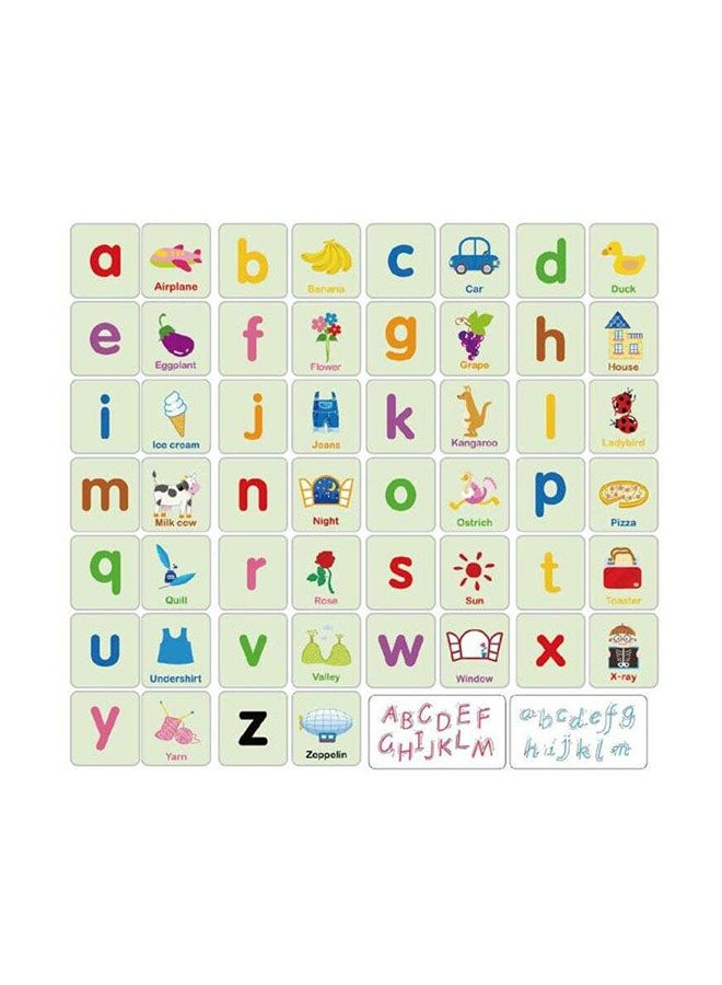 56-Piece Cognition Alphabet Flash Card Puzzle - Image 5