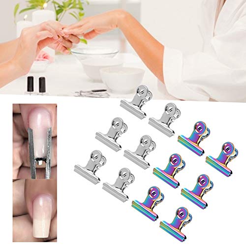 Jonlaki Finger Extension Clip Set,Nail Tips Clips,Gel Quick Building Nail Tips Clip,Nail clips for Finger,Gel Nail Tips Clip,Metal File Clips,DIY Manicure Tool,Fix Nail,Nail Salon - Image 5