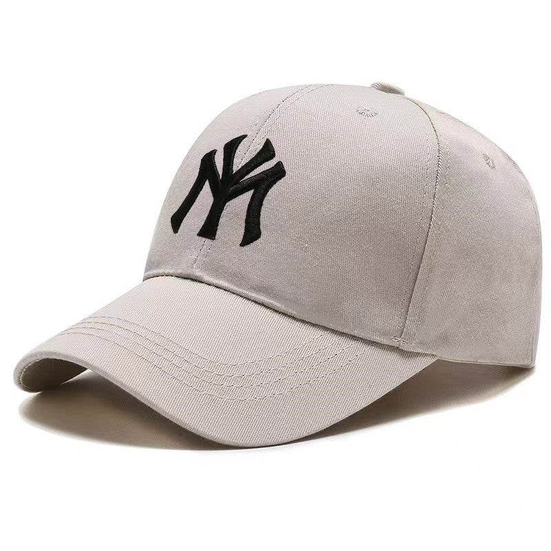 Trendy Street-Style Summer Mens Baseball Cap Khaki  - Image 1
