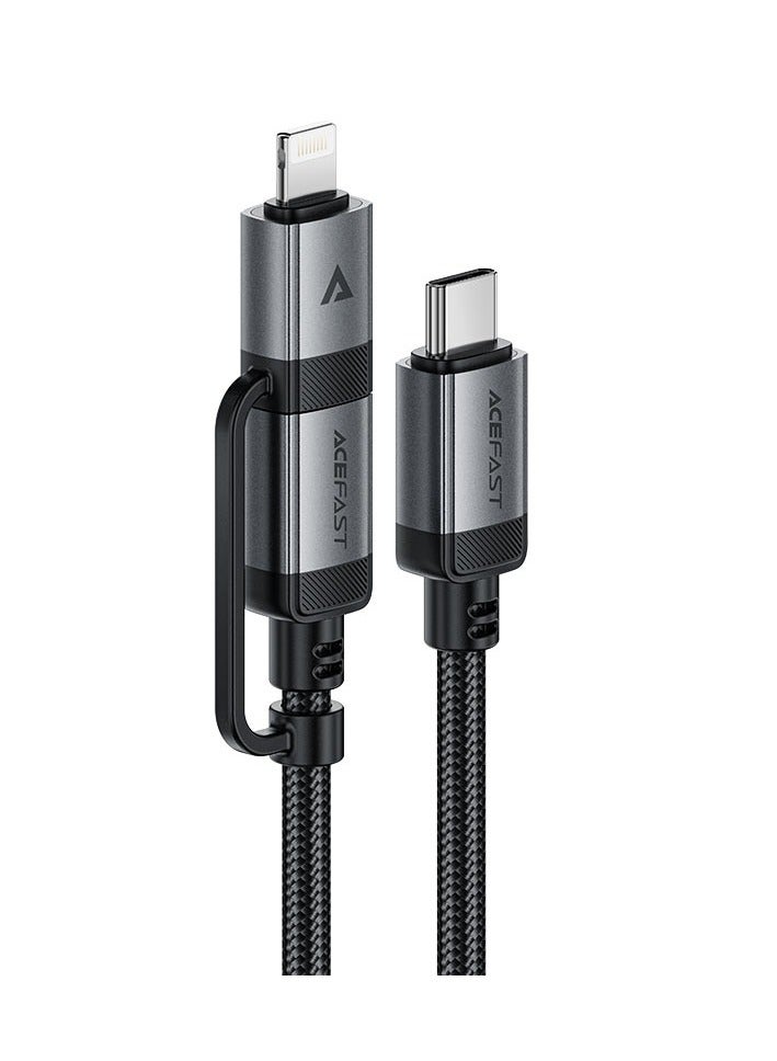 ACEFAST C20-01 USB-C to Lightning / USB-C charging data cable. - Image 3