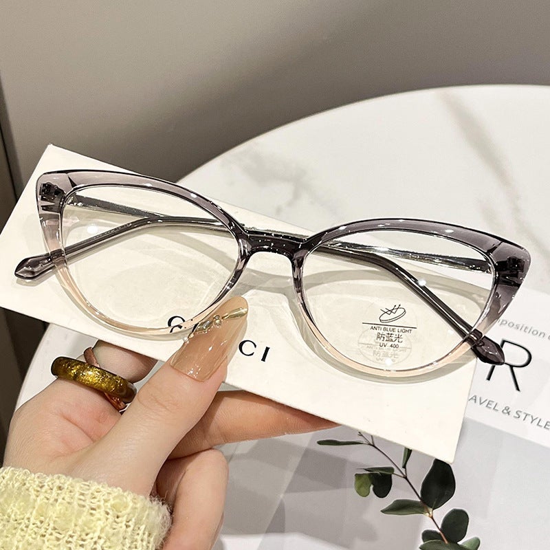 New Little Red Book Cat Eye Glasses Frame – Anti-Blue Light Full Frame for Women - Image 1