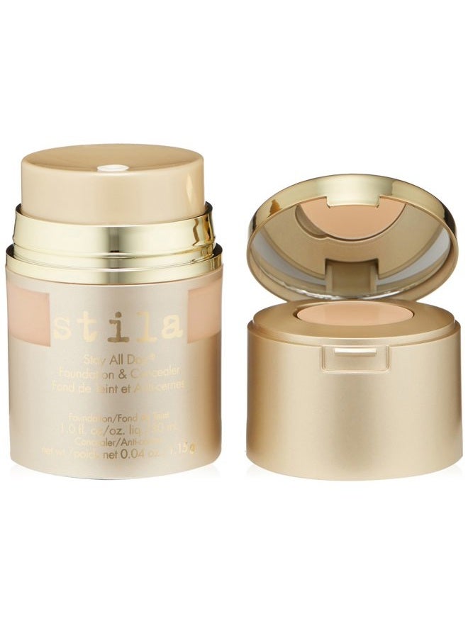 stila فوندشن وكونسيلر ستلا ستاي أول داي، بيج 4 - Image 1