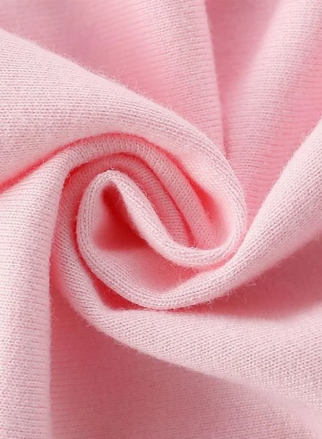 يونيكي Pink Printed Long Sleeve Crew Neck T-Shirt