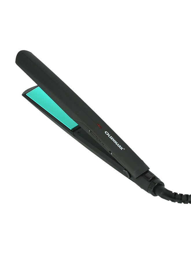 Olsenmark Ceramic Hair Straighteners Omh4062, Hair Styler 360 Swivel Cord, Hair Heating Auto Temperature Control, Ptc Heating Element Black 400grams - Image 1