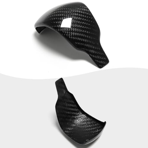 Jogon Carbon Fiber Gear Shift Knob Cover Trim for Dodge Ram 1500 TRX Pickup Off-Road 2019 2020 2021 2022 2023 2024 Center Console Shifter Head Sticker (Glossy CF) - Image 4